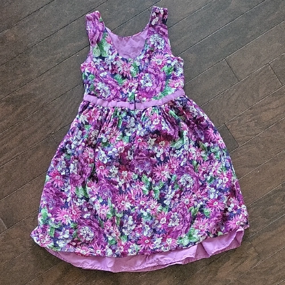 Gymboree Purple Floral Kids Dress